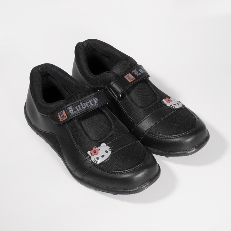 LUBERY RS04 Sepatu Sekolah Anak Perempuan - Hitam