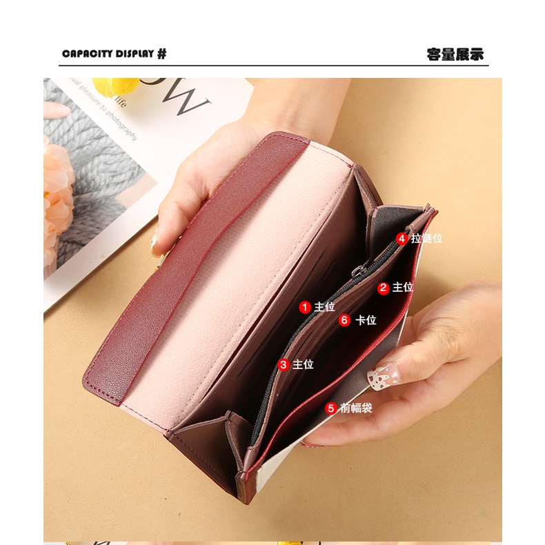 Khatin Dompet Panjang Premium Wanita / Remaja / Dewasa / Terbaru 2022 / import / kekinian / Murah -526