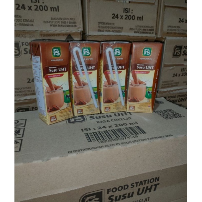 

susu food station 1 dus isi 24 pcs exp oktober - november 2025