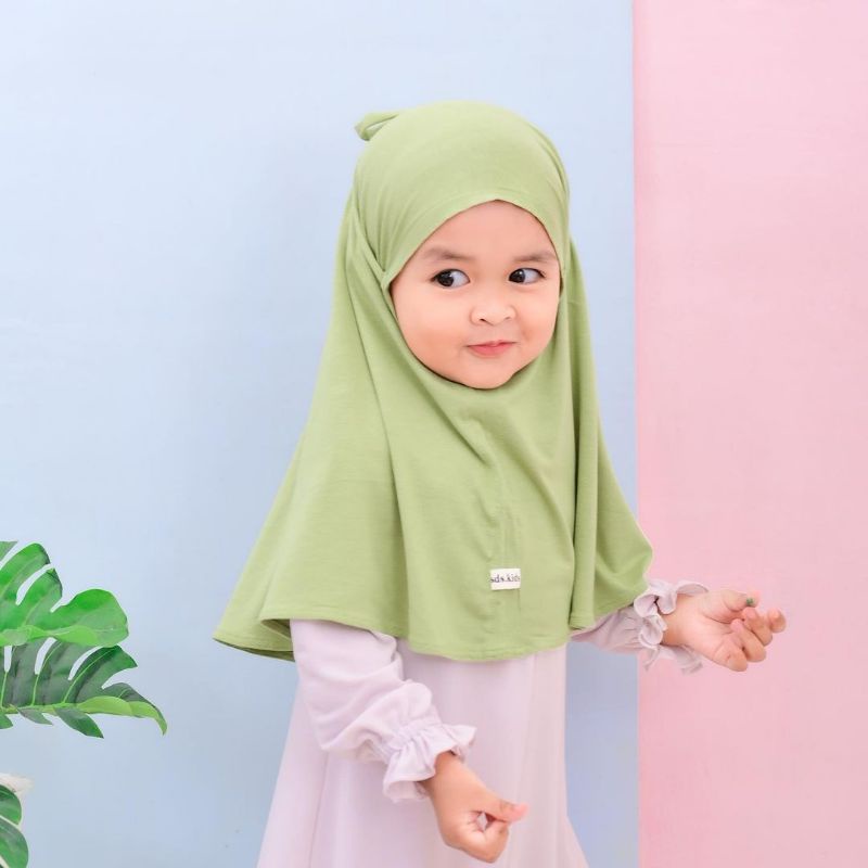 Jilbab Anak Aisyah Bergo Maryam Bayi 0-3th Jersey / Jilbab Instan Anak Jersey Super Premium