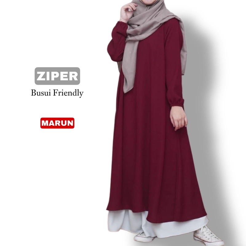 tunik midi dress wanita terbaru