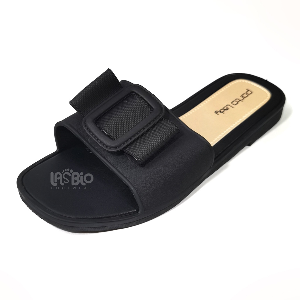 Porto Sandal Selop Flat Korea Style Kasual Fashion Wanita ANT