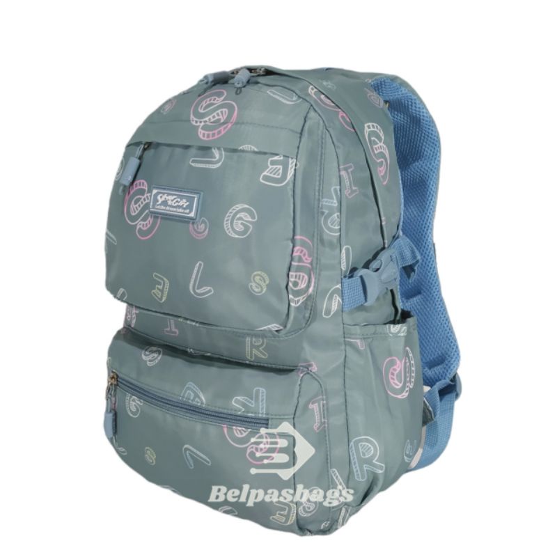 BLB- ransel silvergirl perempuan tas sekolah laptop 70519