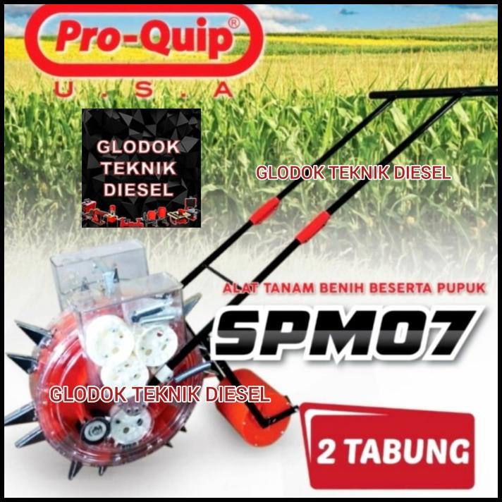 Alat Tanam Jagung 2 Tabung Proquip Spm 07 / Alat Tanam Benih Bibit