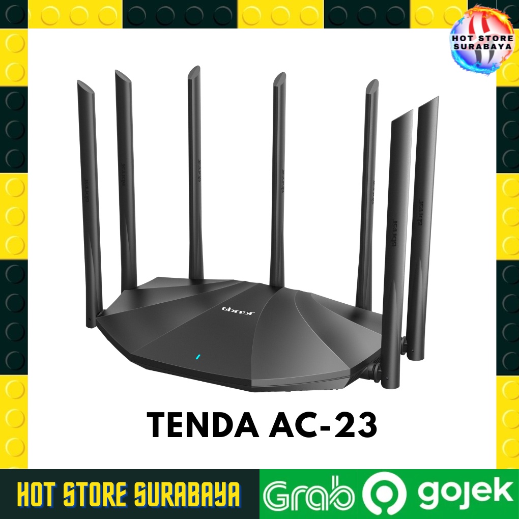 Tenda AC23 AC2100 Dual Band Gigabit WiFi Router MUMIMO AC 23 AC 2100