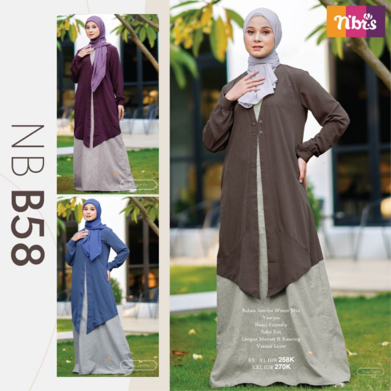 NB B58 BY NIBRAS MUSLIM FASHION
