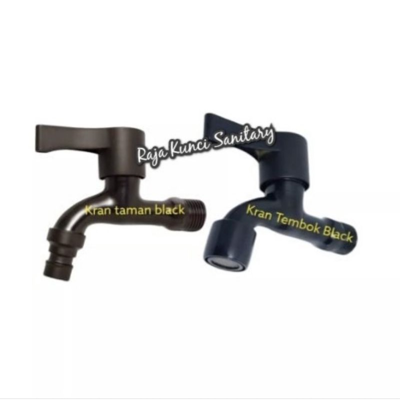 Kran Tembok Hitam Black Series/Kran Taman Hitam Black
