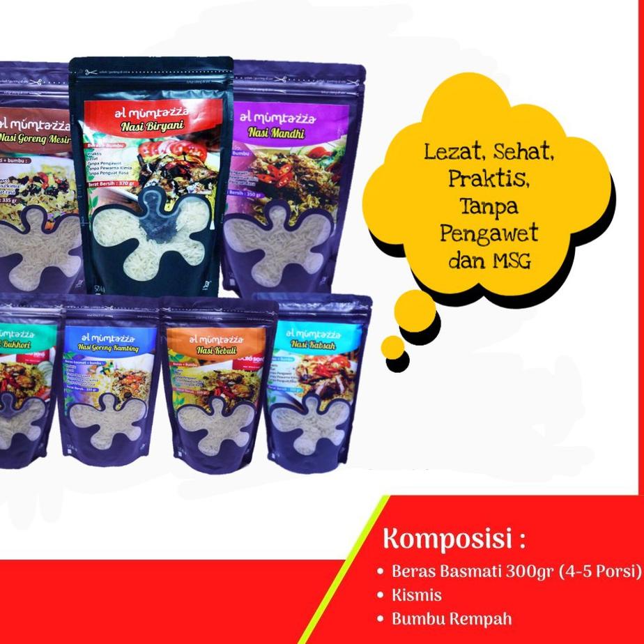 

COD✔️AL-Mumtazza Beras Basmati + Bumbu|KD1