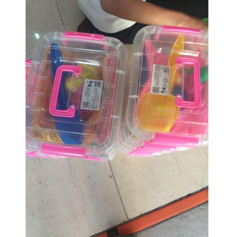 mainan Pasir Ajaib Paket BOX berat pasir 1 Kg /Mainan Anak Pasir 1kg  Ada Cetakannya / Mainan Pasir 