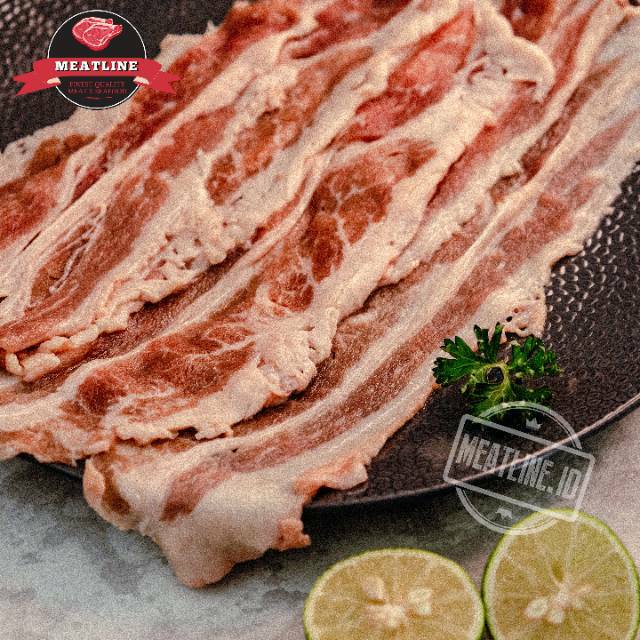 

Smoked Angus Beef Bacon Slice 500gr/250gr Bacon Sapi Halal!!!