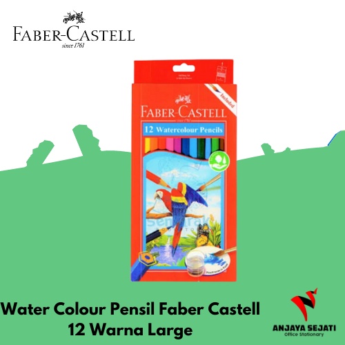 

Water Colour Pensil Faber Castel 12 Warna Large | Pensil Warna