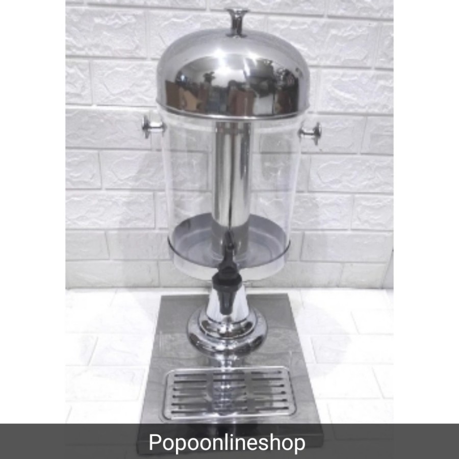 Hotel Juice Dispenser Tower Water Tank Stainless 8 L Prasmanan Double Twin Tower