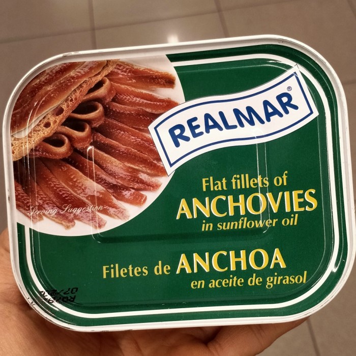 

Ikan Kaleng Realmar Anchovies In Sunflower 368Gr