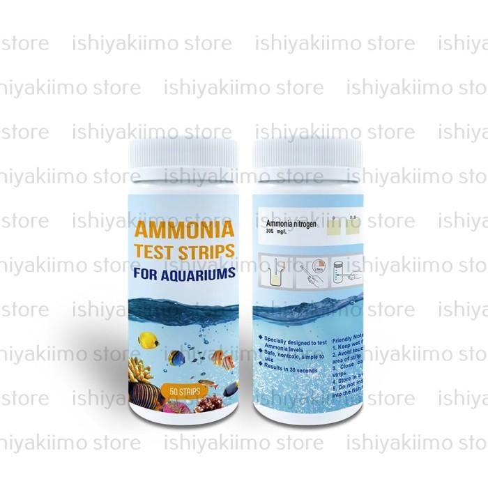 Aquaka Tes Amonia Ammonia Strip Test Aquarium
