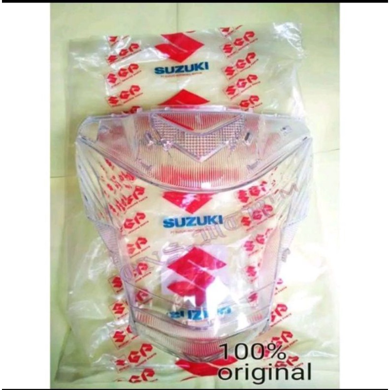 mika lampu kaca depan motor Suzuki Satria fu fi 150 injeksi led original
