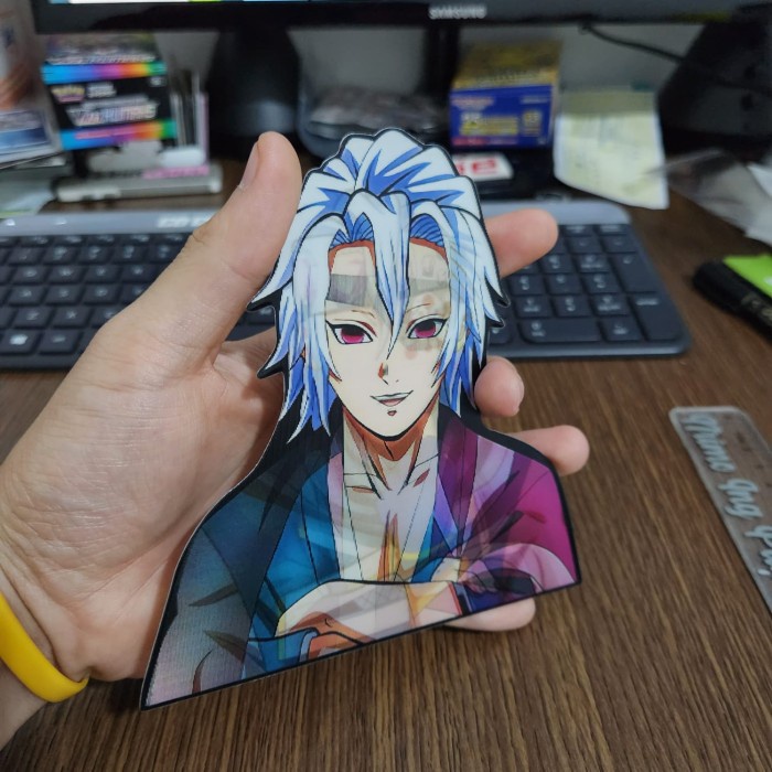 

STIKER 3D MOTION LENTICULAR ANIME - D0043 - Demon Slayer - Uzui