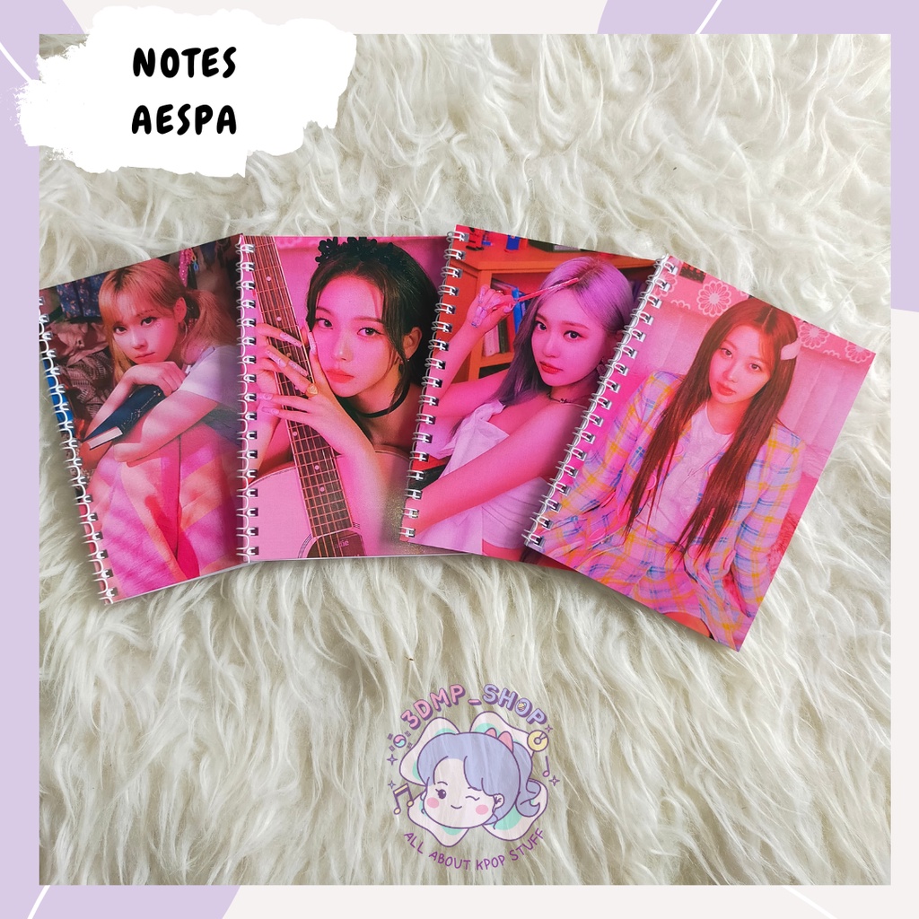 Notes buku tulis aespa winter ningning karina giselle