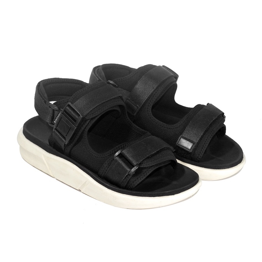 ALMOST 2.0 BLACK WHITE |ManNeedMe x Lvnatica| Sandal Gunung Pria Outdoor PREMIUM QUALITY