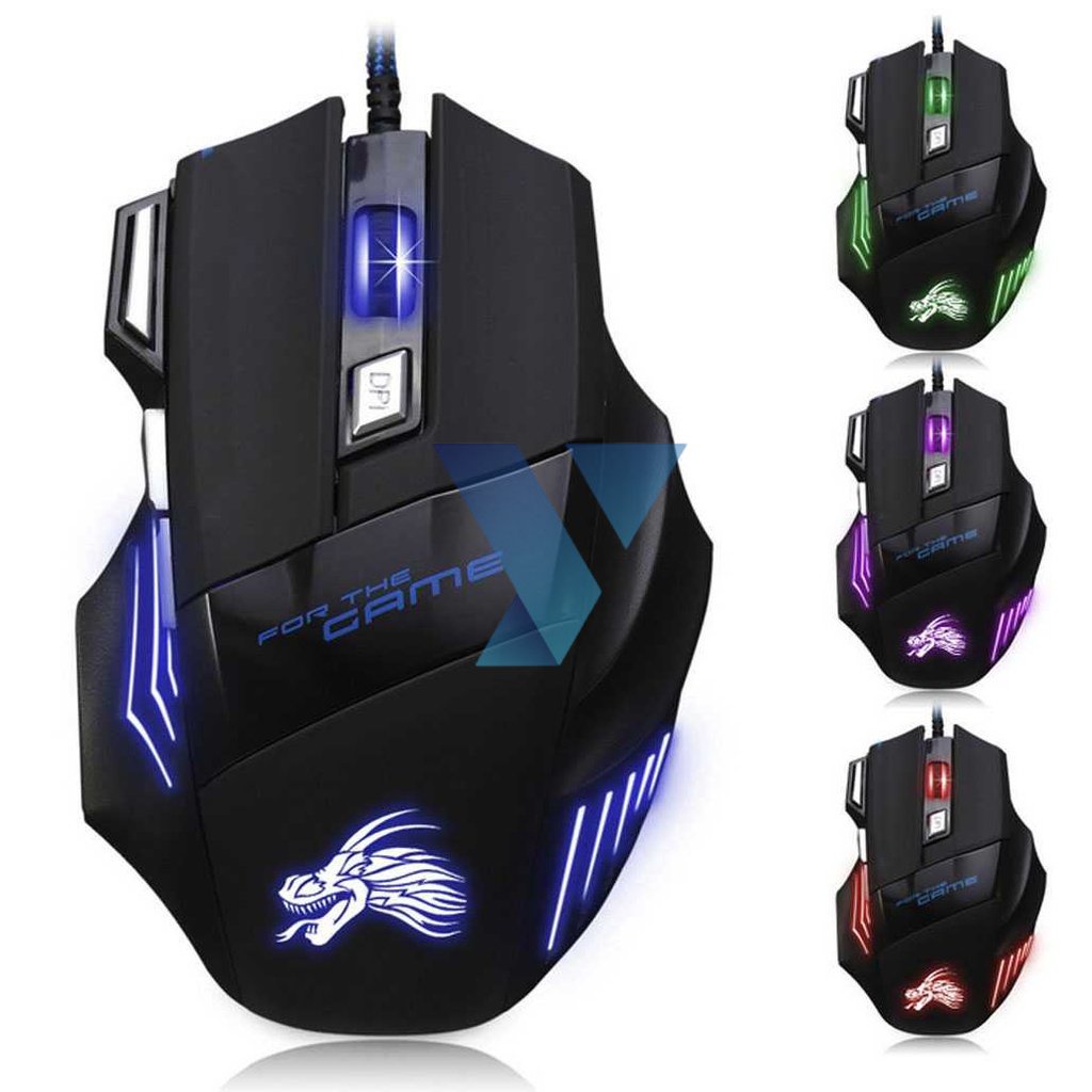 YXLM 7 Keys LED Gaming Mouse 5500 DPI - X1 ( Al-Yusi )