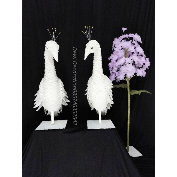 burung merak dekorasi