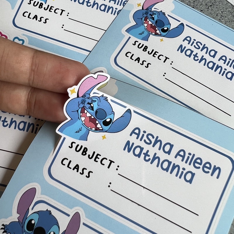 

STICKER BUKU STITCH SERIES