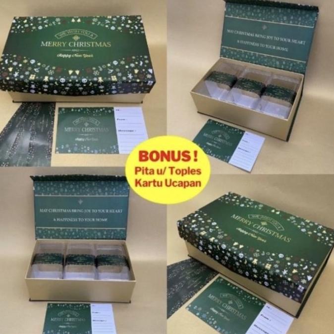 

.........] gift Box Natal / Box kue kering Natal / hard box Kotak kado christmas