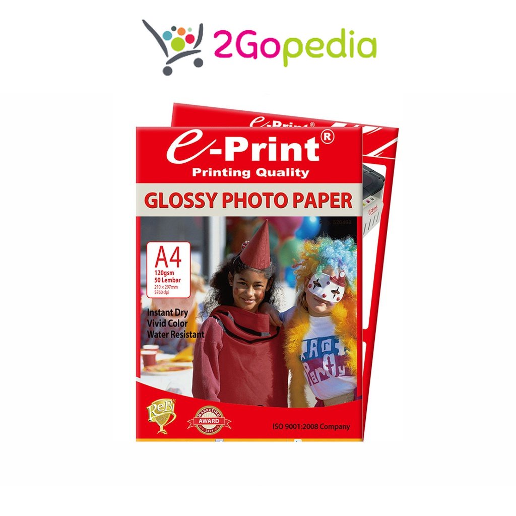 

Kertas Glossy Photo Paper A4 120 Gsm e - Print Grosir Murah Atk