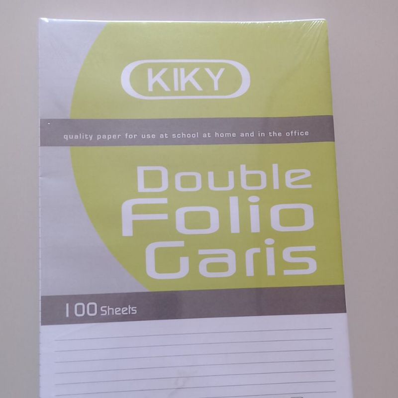 

kertas double folio garis(100 sheet)