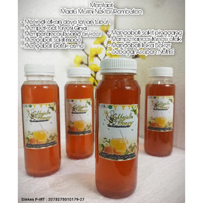 

Majelis Honey Madu Murni Berkualitas Nektar Bunga Rambutan 330gr Apis Mellifera