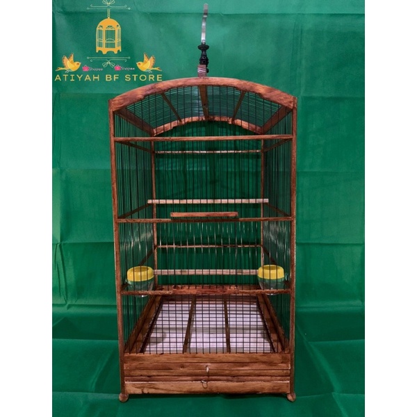 sangkar burung reflika kotak ambrukan no 3