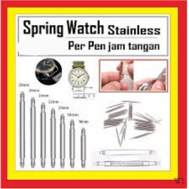 KARUNIA JAM - PEN JAM SPRING BAR PIN TALI JAM TANGAN WATCH