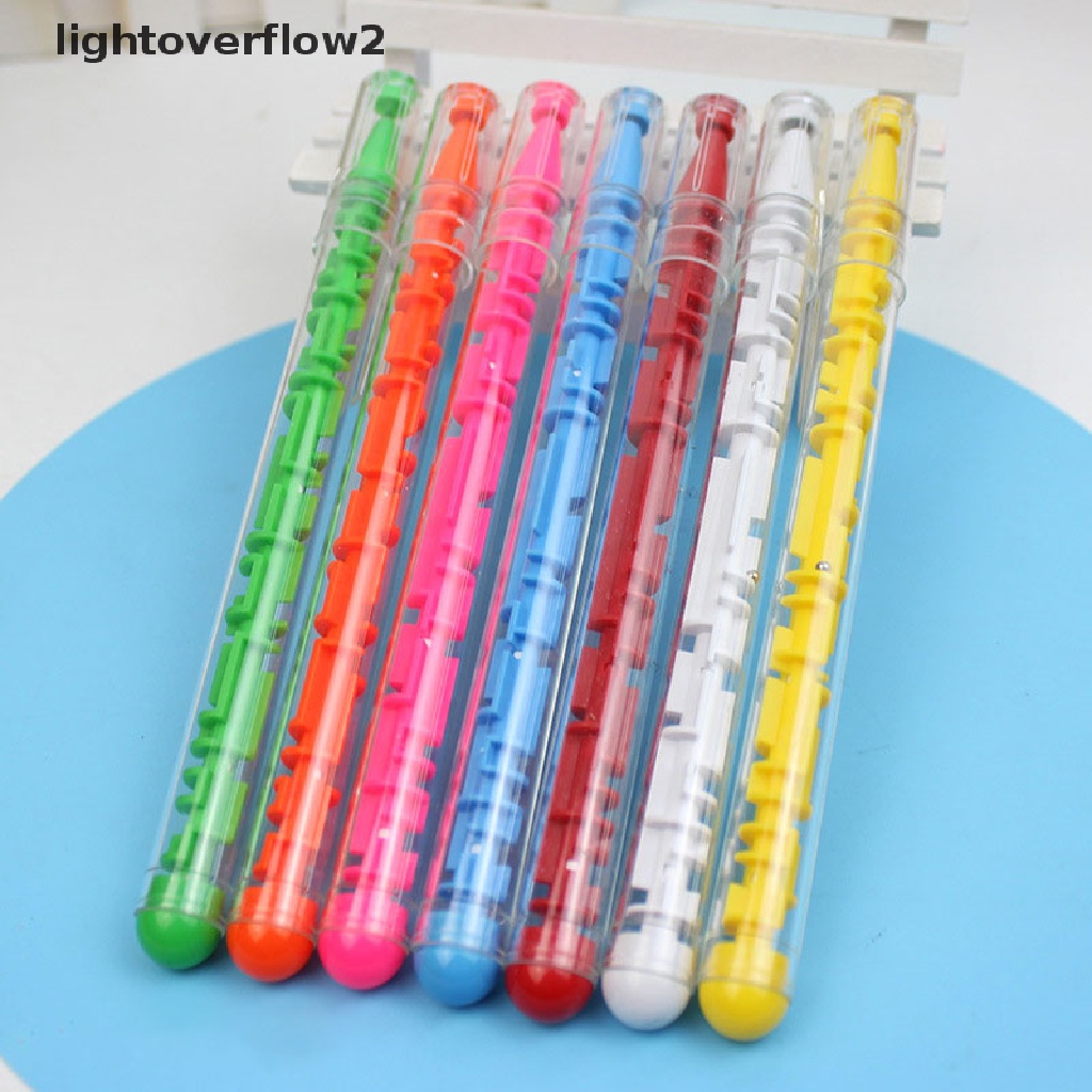 (lightoverflow2) 5pcs / Set Bolpen Labyrinth Untuk Anak-Anak