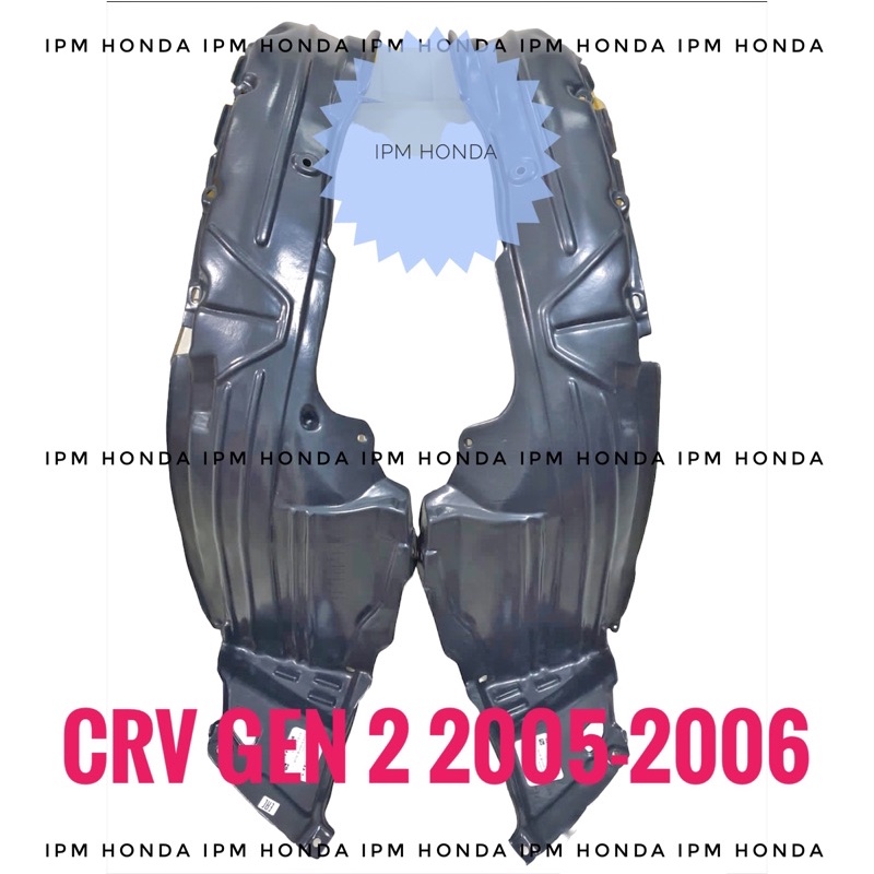 74100 / 74150 S9A 010 Inner Liner Linner Fender Plastik Spakbor Depan Kanan / Kiri Honda CRV GEN 2 Khusus Tahun 2005 2006