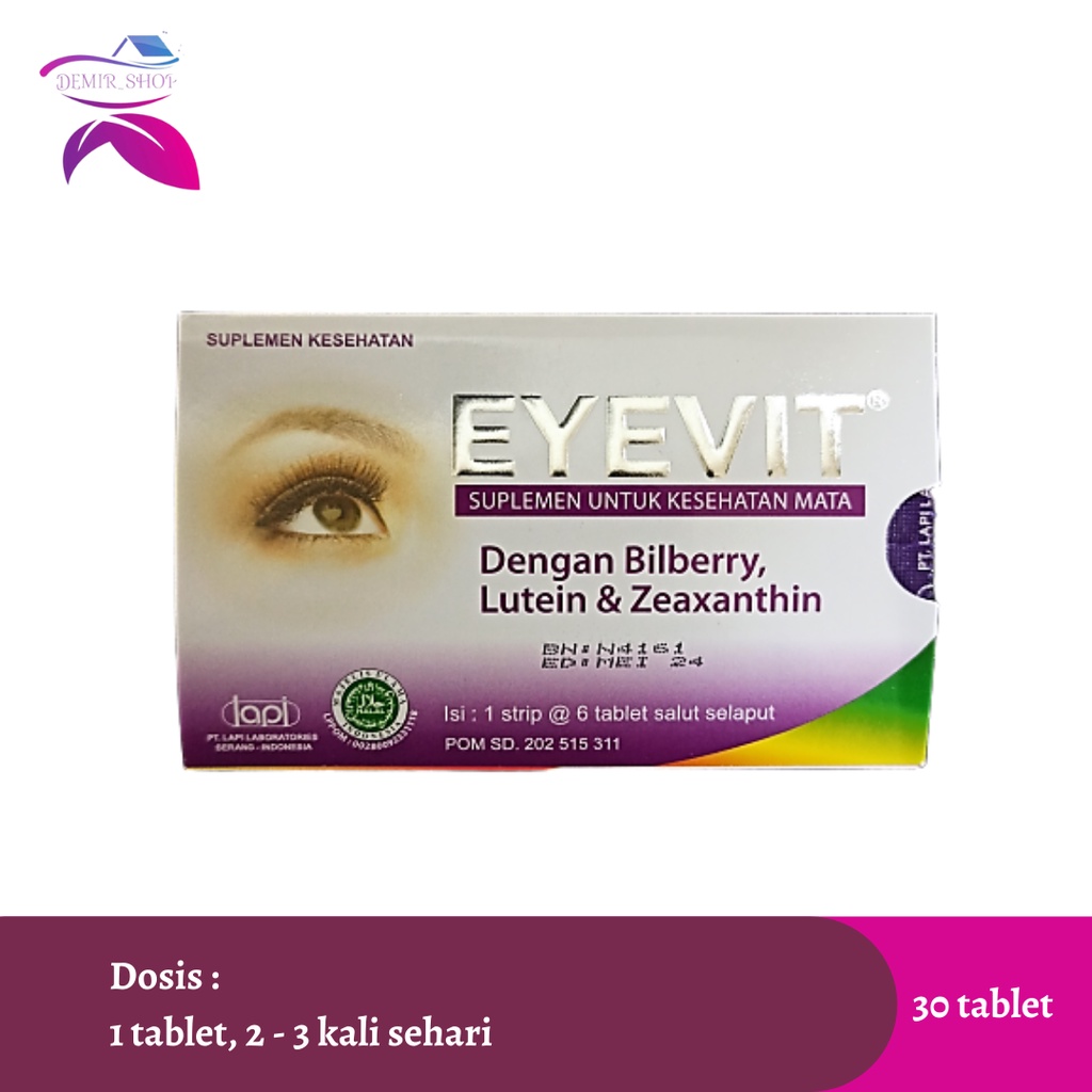 Eyevit Tablet Vitamin Mata / Memelihara Kesehatan Mata Dewasa