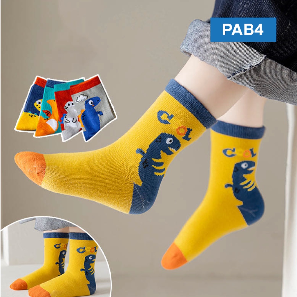 LAPAGO - Kaos Kaki Anak Bayi Laki Laki Perempuan Kid Socks Usia 1- 12 Tahun Type PAB