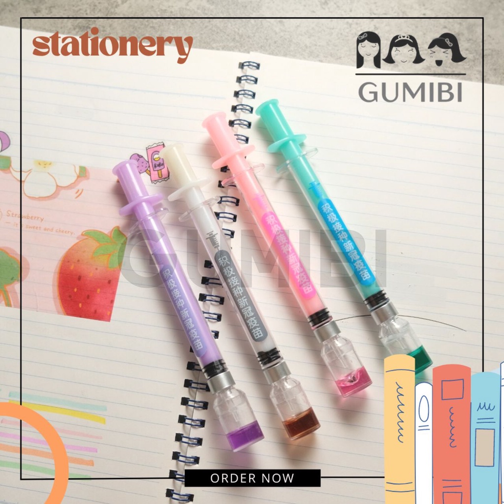 

PULPEN SUNTIK COVID / PULPEN PRANK TEMEN / BOLPEN GEL LUCU MURAH UNIK ALAT TULIS SEKOLAH