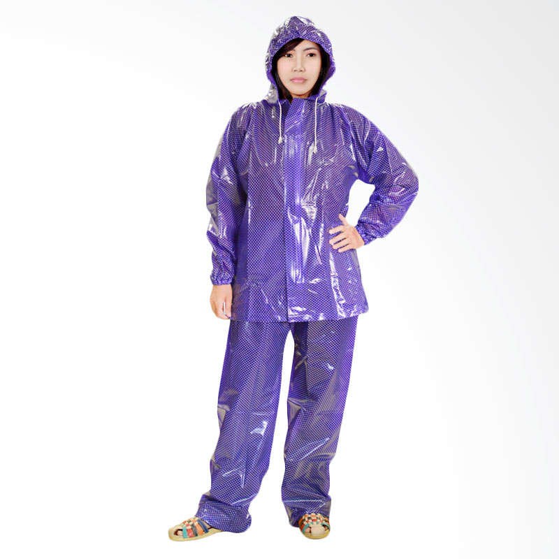 Jas Hujan Jacket celana Polkadot Beauty