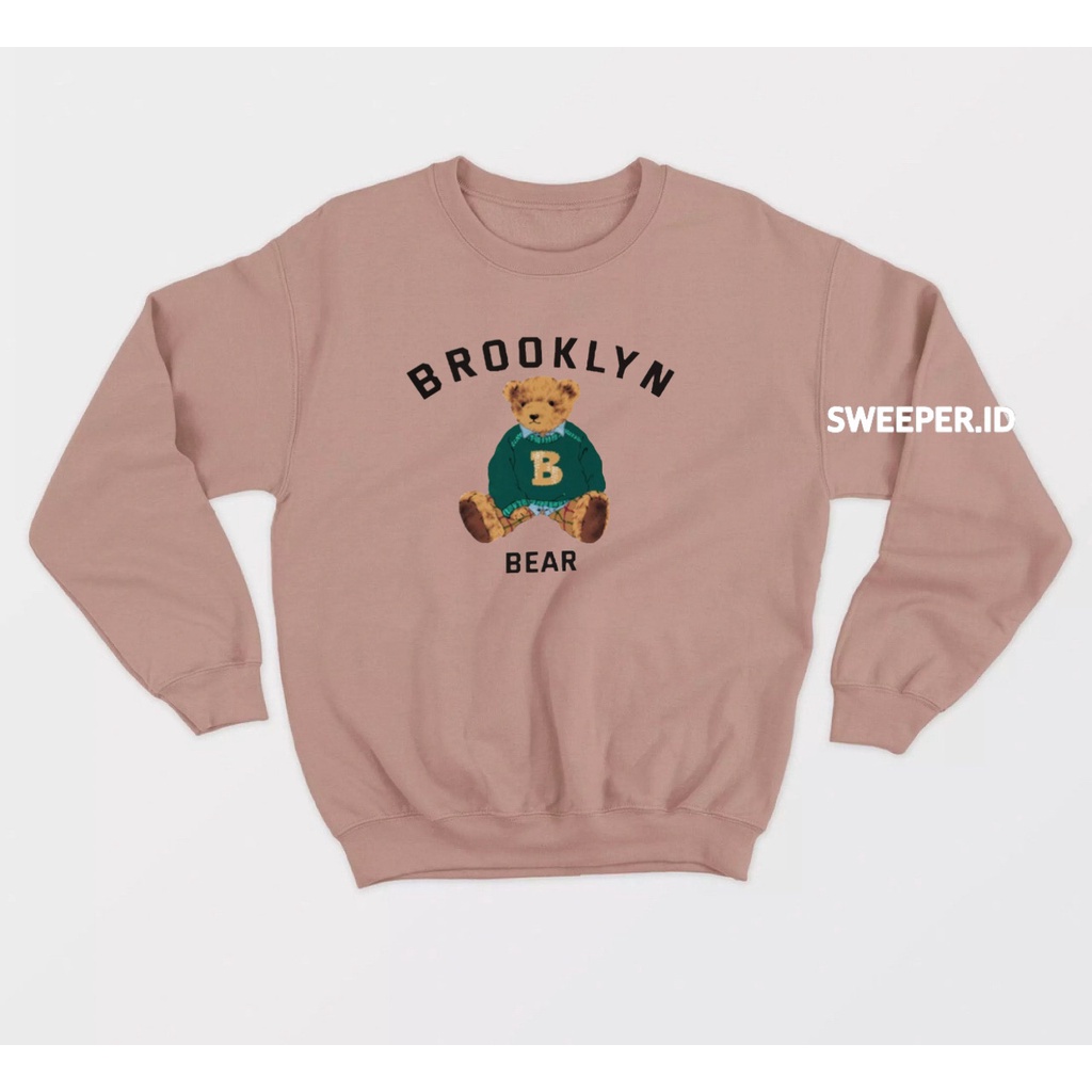 SWEATER BEAR 2013 BROOKLYN WANITA BAHAN FLEECE