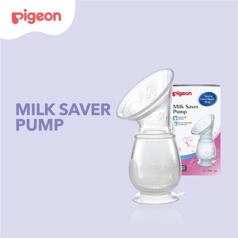 Pigeon Milk Saver Pump Penampung Asi Silikon