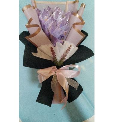 

Original buket uang kosong medium + kartu ucapan+kerdus !
