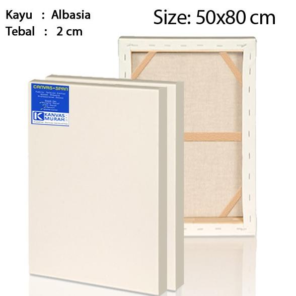 

[COD] Kanvas Lukis Spanram 50x80 cm Canvas Frame 80x50 cm TERPERCAYA Kode 1282