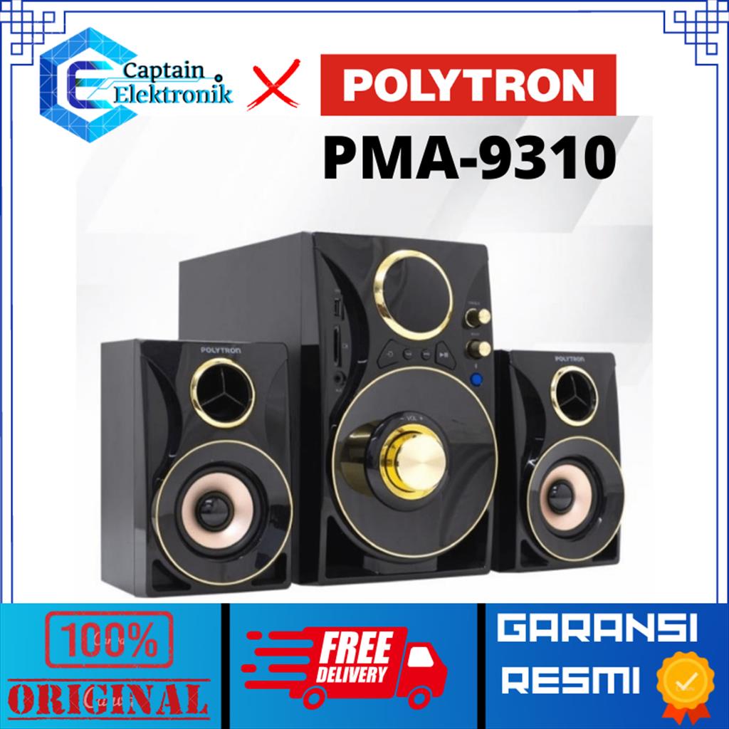 POLYTRON PMA9310 / PMA 9310 / 9310 / PMA-9310 Multimedia Speaker BLUETOOTH ORI RESMI