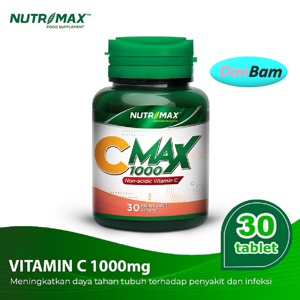 Nutrimax C Max 1000 Vitamin C 1000 mg @ 30 Tablet