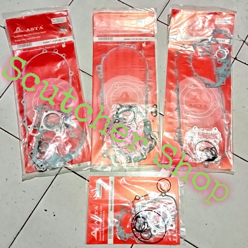 Paking Gasket Pulset fullset full set BEAT FI ESP POP STREET ISS SCOOPY K44 Stater Halus Asta