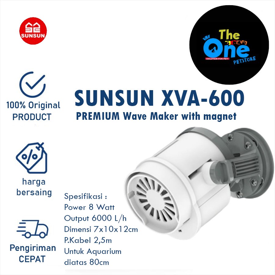 WAVE MAKER SUNSUN XVA 600 PEMBUAT GELOMBANG ARUS TANK BESAR untuk aquarium