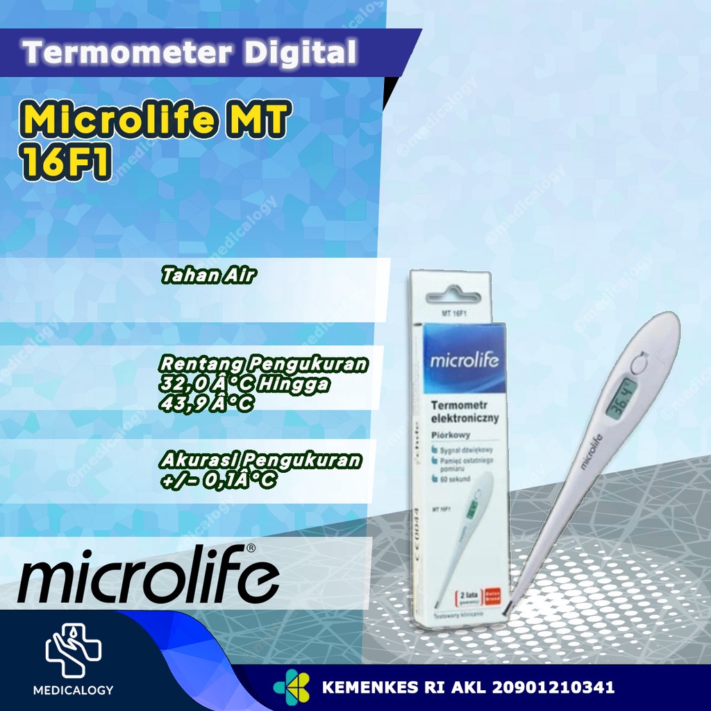 Microlife MT16F1 Termometer Digital Alat Pengukur Suhu Badan
