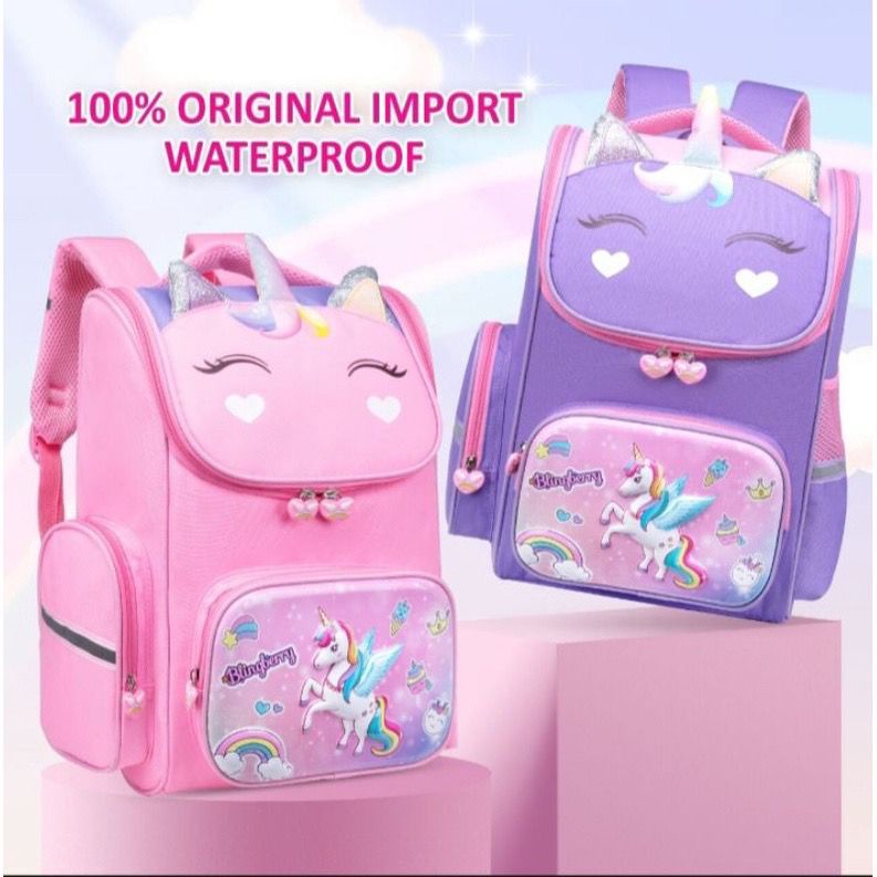 SMARTGIRL NEW TAS RANSEL ANAK SEKOLAH IMPORT UNTUK SD 3D 00070-00074