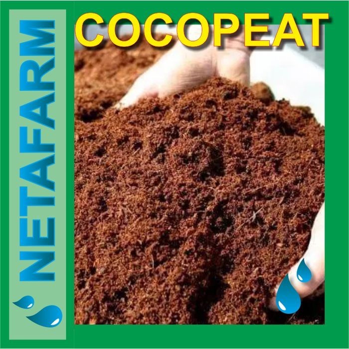 Media Tanam - COCOPEAT FERMENTASI Halus serat sabuk kelapa - 10 kg