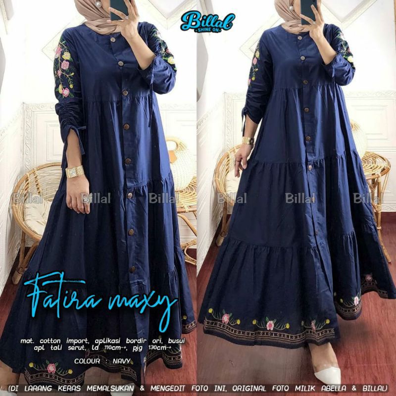 Acia Maxy/Gamis shakila bordir/Fatira maxy /Elvina Dress Knit