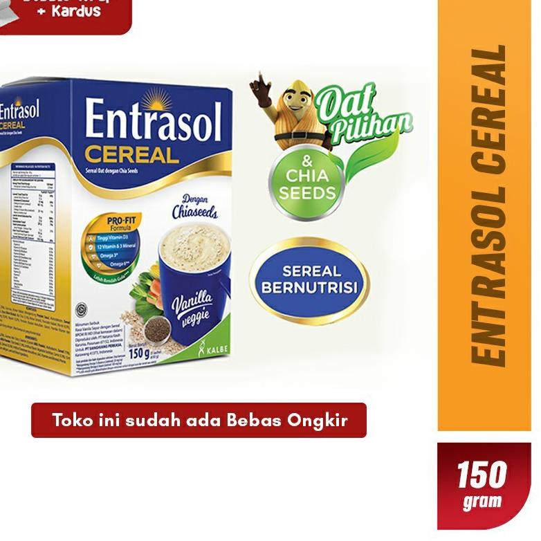 

10.10 Promo Brand Entrasol Quickstart Sereal Vanila 5 x 30 gr / Quick Start Chia Seed 